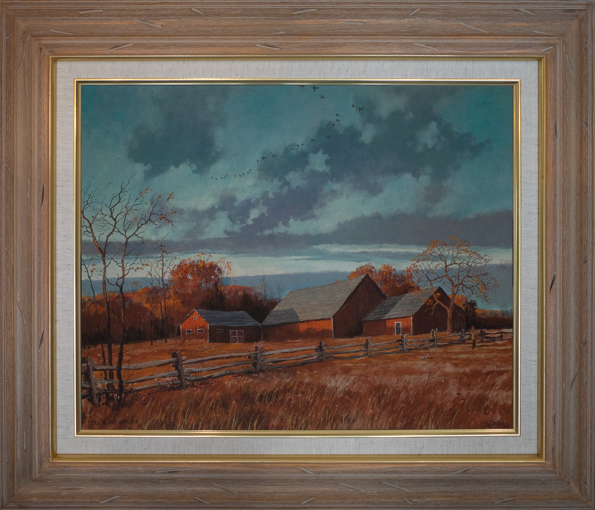 Eric Sloane Framed Canvas Print